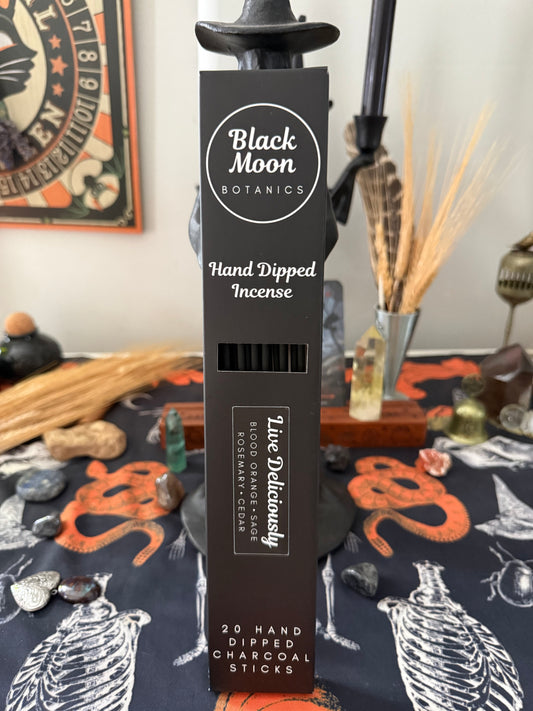 Black Moon Botanics “Live Deliciously” Incense